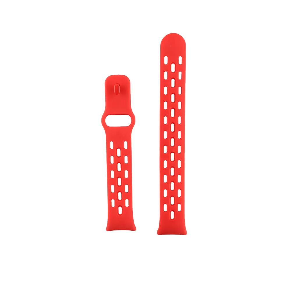 VOLTE-TEL VT154 ΛΟΥΡΑΚΙ ΡΟΛΟΓΙΟΥ ΣΙΛΙΚΟΝΗΣ XIAOMI SMART BAND 8/SMART BAND 9/SMART BAND 10 RED - Image 3