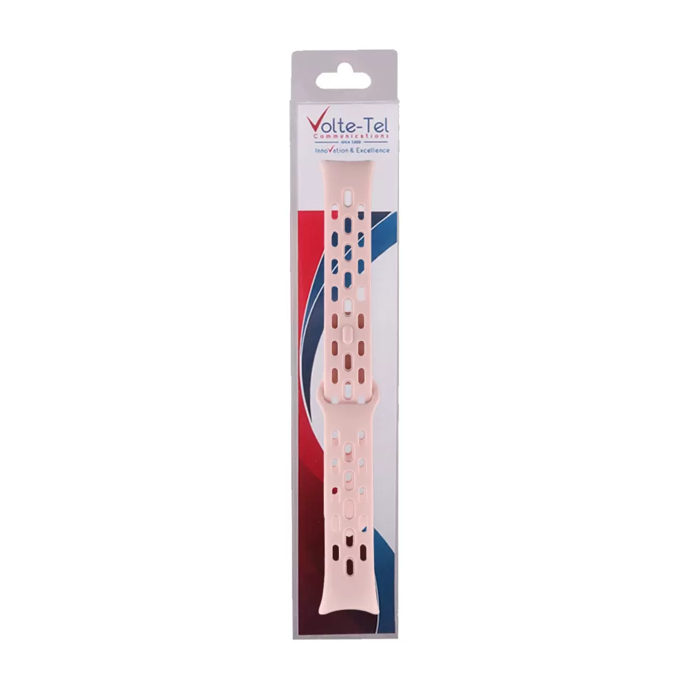 VOLTE-TEL VT154 ΛΟΥΡΑΚΙ ΡΟΛΟΓΙΟΥ ΣΙΛΙΚΟΝΗΣ XIAOMI SMART BAND 8/SMART BAND 9/SMART BAND 10 PINK - Image 2