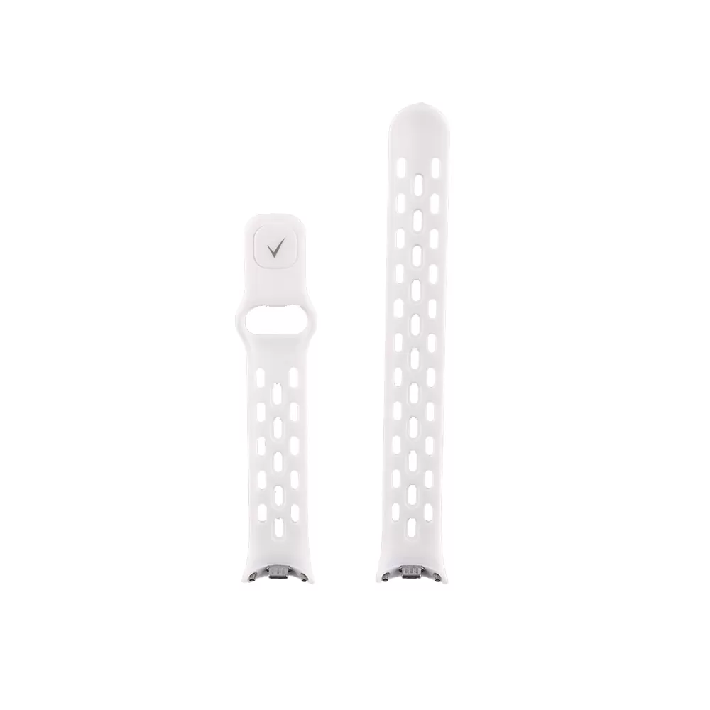 VOLTE-TEL VT154 ΛΟΥΡΑΚΙ ΡΟΛΟΓΙΟΥ ΣΙΛΙΚΟΝΗΣ XIAOMI SMART BAND 8/SMART BAND 9/SMART BAND 10 WHITE - Image 4