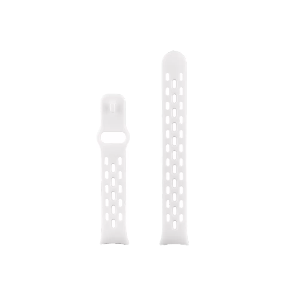 VOLTE-TEL VT154 ΛΟΥΡΑΚΙ ΡΟΛΟΓΙΟΥ ΣΙΛΙΚΟΝΗΣ XIAOMI SMART BAND 8/SMART BAND 9/SMART BAND 10 WHITE - Image 3