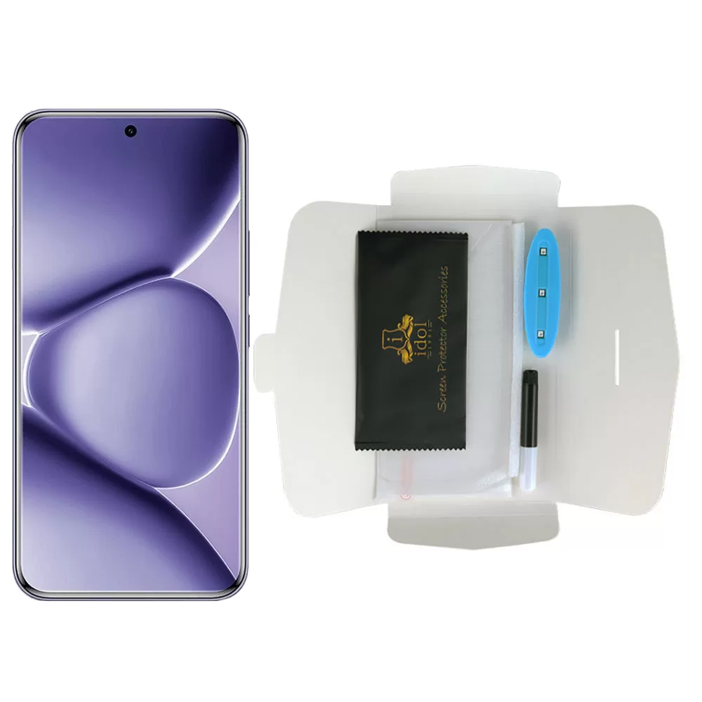 IDOL 1991 UV TEMPERED GLASS XIAOMI REDMI NOTE 15 PRO PLUS/POCO M8 PRO 6.83in 9H 0.20mm 10D SEMI WITH GLUE-TOOL FINGER UNLOCK F - Image 5