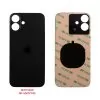 FOR IPHONE 16 PLUS BATTERY COVER + 3M STICKER BLACK 3P OR