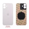 FOR IPHONE 16 PLUS BATTERY COVER + 3M STICKER WHITE 3P OR