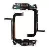 IPHONE 13 PRO MAX (LIGHTNING) ΚΑΛΩΔΙΟ FLEX ΚΟΝΕΚΤΟΡΑ ΦΟΡΤΙΣΗΣ + AUDIO PORT BLUE 3P OR