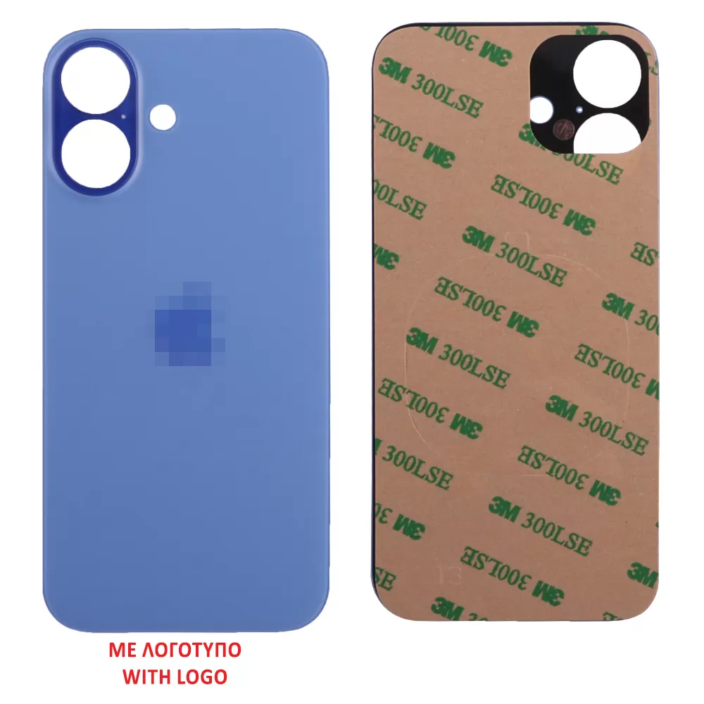 FOR IPHONE 16 BATTERY COVER + 3M STICKER ULTRAMARINE 3P OR