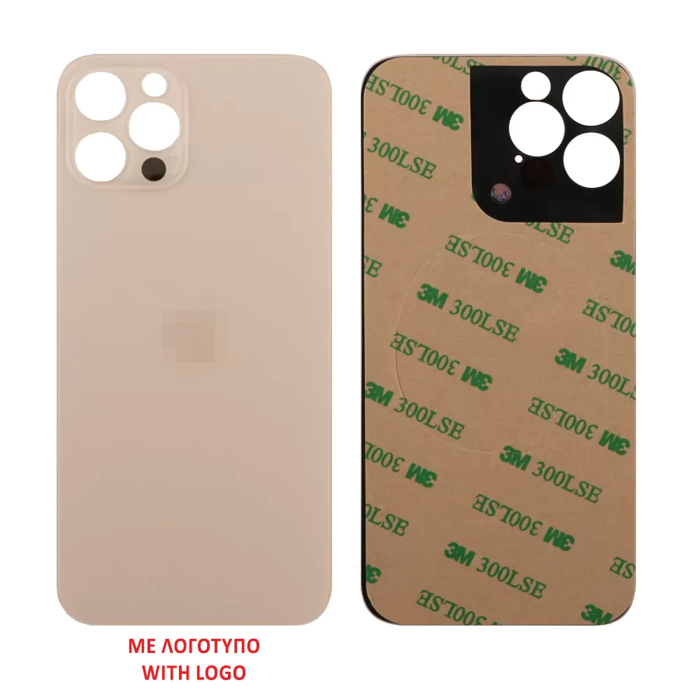 FOR IPHONE 12 PRO BATTERY COVER + 3M STICKER GOLD 3P OR