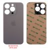 FOR IPHONE 15 PRO BATTERY COVER + 3M STICKER TITANIUM NATURAL 3P OR