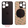 FOR IPHONE 15 PRO BATTERY COVER + 3M STICKER TITANIUM BLACK 3P OR