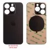 FOR IPHONE 15 PRO BATTERY COVER + 3M STICKER TITANIUM BLACK 3P OR
