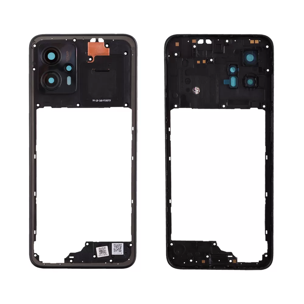 MOTOROLA MOTO G13 4G MIDDLE COVER WITH NFC-CAMERA LENS 5S58C22329 GREY ORIGINAL SERVICE PACK