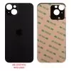 FOR IPHONE 15 PLUS BATTERY COVER + 3M STICKER BLACK 3P OR