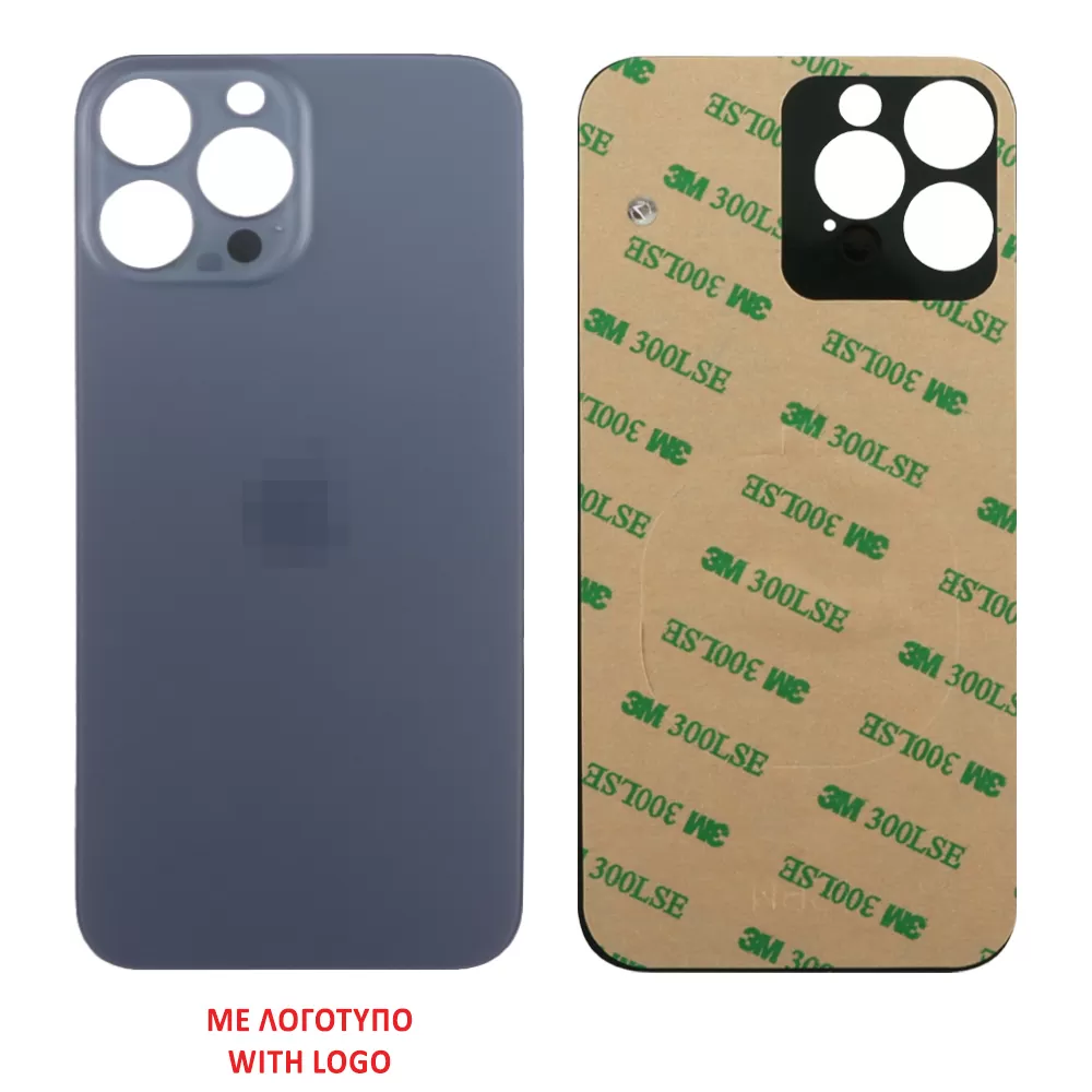 FOR IPHONE 13 PRO MAX BATTERY COVER + 3M STICKER BLUE ORIGINAL SERVICE PACK
