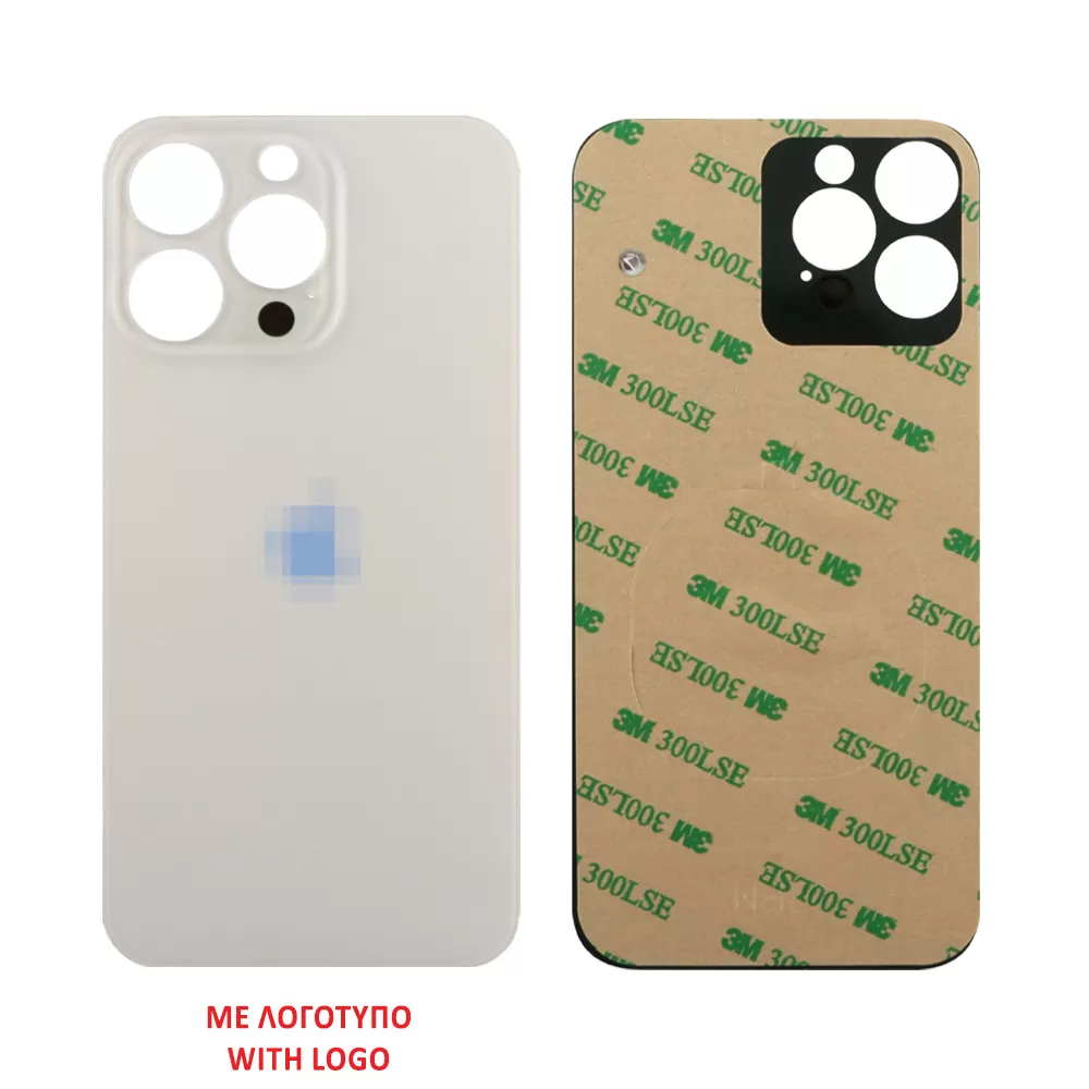 FOR IPHONE 13 PRO BATTERY COVER + 3M STICKER SILVER ORIGINAL SERVICE PACK