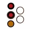IPHONE 16 PRO/16 PRO MAX CAMERA LENS + RINGS SET 3 PCS TITANIUM WHITE 3P OR