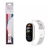 VOLTE-TEL VT154 ΛΟΥΡΑΚΙ ΡΟΛΟΓΙΟΥ ΣΙΛΙΚΟΝΗΣ XIAOMI SMART BAND 8/SMART BAND 9/SMART BAND 10 WHITE