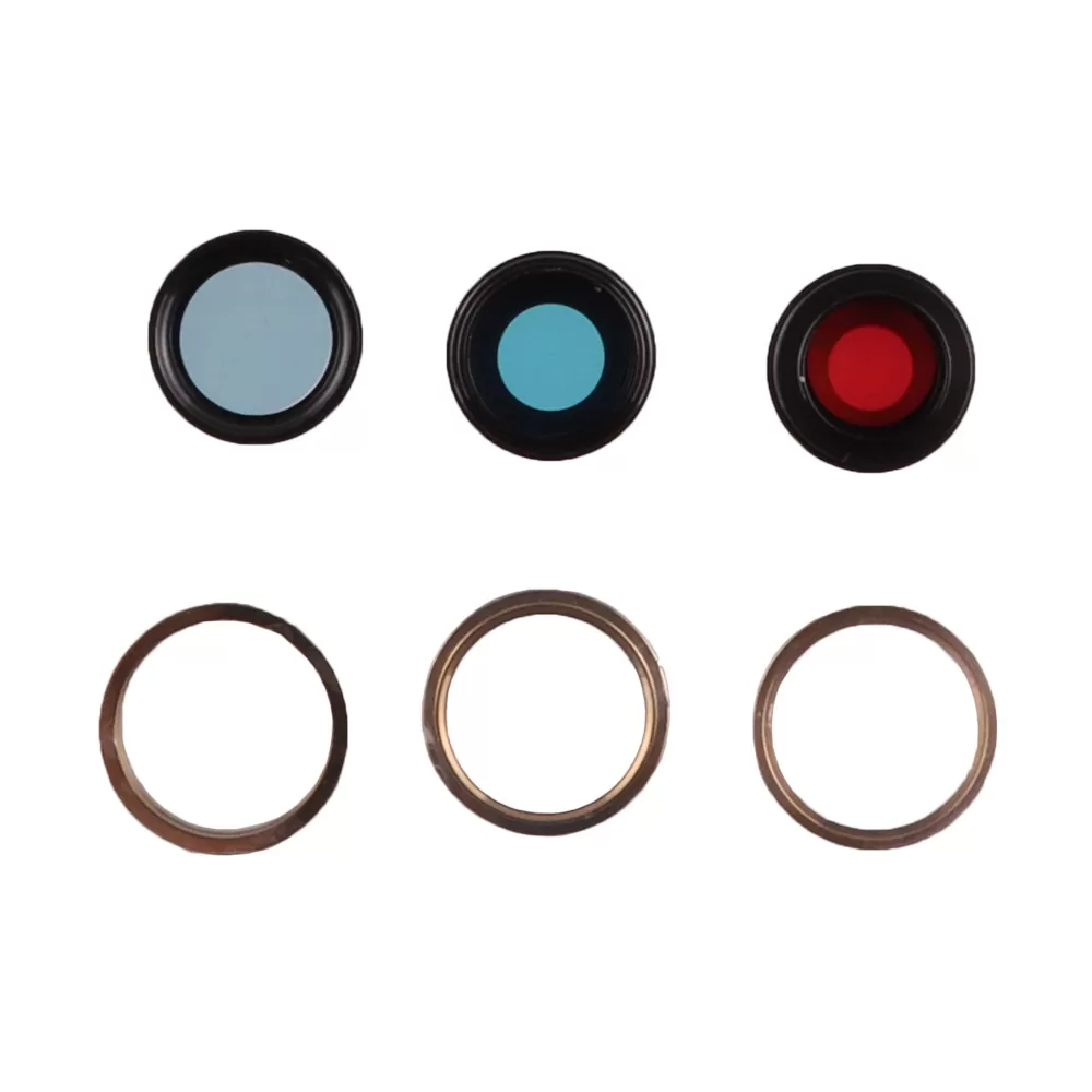 IPHONE 13 PRO/13 PRO MAX CAMERA LENS + RINGS SET 6 PCS GOLD 3P OR