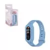 VOLTE-TEL VT153 ΛΟΥΡΑΚΙ ΡΟΛΟΓΙΟΥ ΣΙΛΙΚΟΝΗΣ CONJOINED XIAOMI SMART BAND 5/BAND 6/BAND 7/ BAND 8/ BAND 9/BAND 10 BLUE