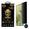 IDOL 1991 PRIVACY ANTISPY TEMPERED GLASS MOTOROLA MOTO G86/MOTO G86 POWER 6.67in 9H 0.25mm SEMI CURVED FULL GLUE BLACK