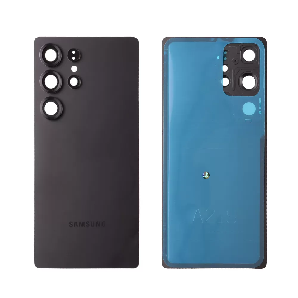 SAMSUNG S25 ULTRA 5G S938 BATTERY COVER + LENS + ΦΙΛΜ ΑΔΙΑΒΡΟΧΟΠΟΙΗΣΗΣ BLACK 3P OR