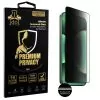 IDOL 1991 PREMIUM PRIVACY ANTISPY TEMPERED GLASS XIAOMI 17 PRO 5G 6.3in 9H 0.25mm SEMI CURVED FULL GLUE BLACK