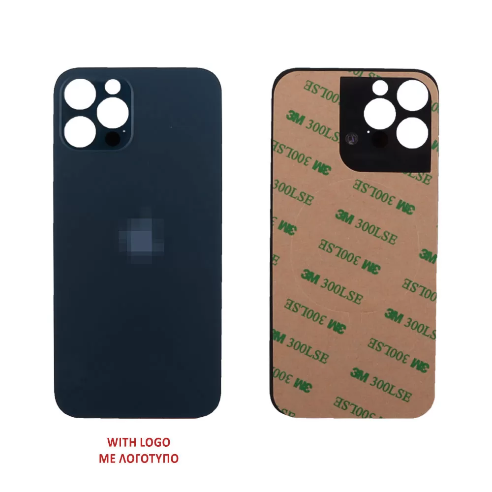 FOR IPHONE 12 PRO BATTERY COVER + 3M STICKER BLUE 3P OR