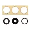IPHONE 15 PRO CAMERA LENS SET 3 PCS + 3M STICKER BLACK