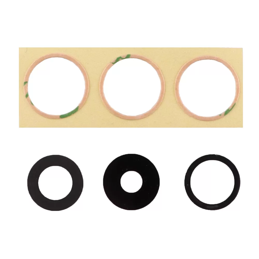 IPHONE 15 PRO CAMERA LENS SET 3 PCS + 3M STICKER BLACK