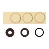 IPHONE 15 PRO CAMERA LENS SET 3 PCS + 3M STICKER BLACK 3P OR