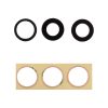 IPHONE 15 PRO MAX CAMERA LENS SET 3 PCS + 3M STICKER BLACK 3P OR