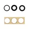 IPHONE 15 PRO MAX CAMERA LENS SET 3 PCS + 3M STICKER BLACK 3P OR