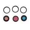 IPHONE 15 PRO MAX CAMERA LENS + RINGS SET 3 PCS TITANIUM BLACK 3P OR