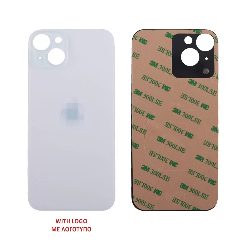 FOR IPHONE 15 BATTERY COVER + 3M STICKER BLUE 3P OR