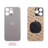 FOR IPHONE 15 PRO MAX BATTERY COVER + 3M STICKER TITANIUM NATURAL 3P OR