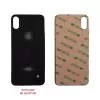 FOR IPHONE X BATTERY COVER + 3M STICKER BLACK 3P OR