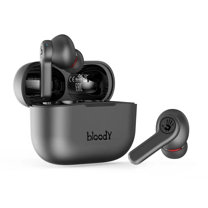 BLOODY BLUETOOTH STEREO M30 TWS HEADSET V5.0 IPX4 ΑΔΙΑΒΡΟΧΑ ΜΕ ΘΗΚΗ ΦΟΡΤΙΣΗΣ - ΜΕΤΑΦΟΡΑΣ BLACK GR - Image 4