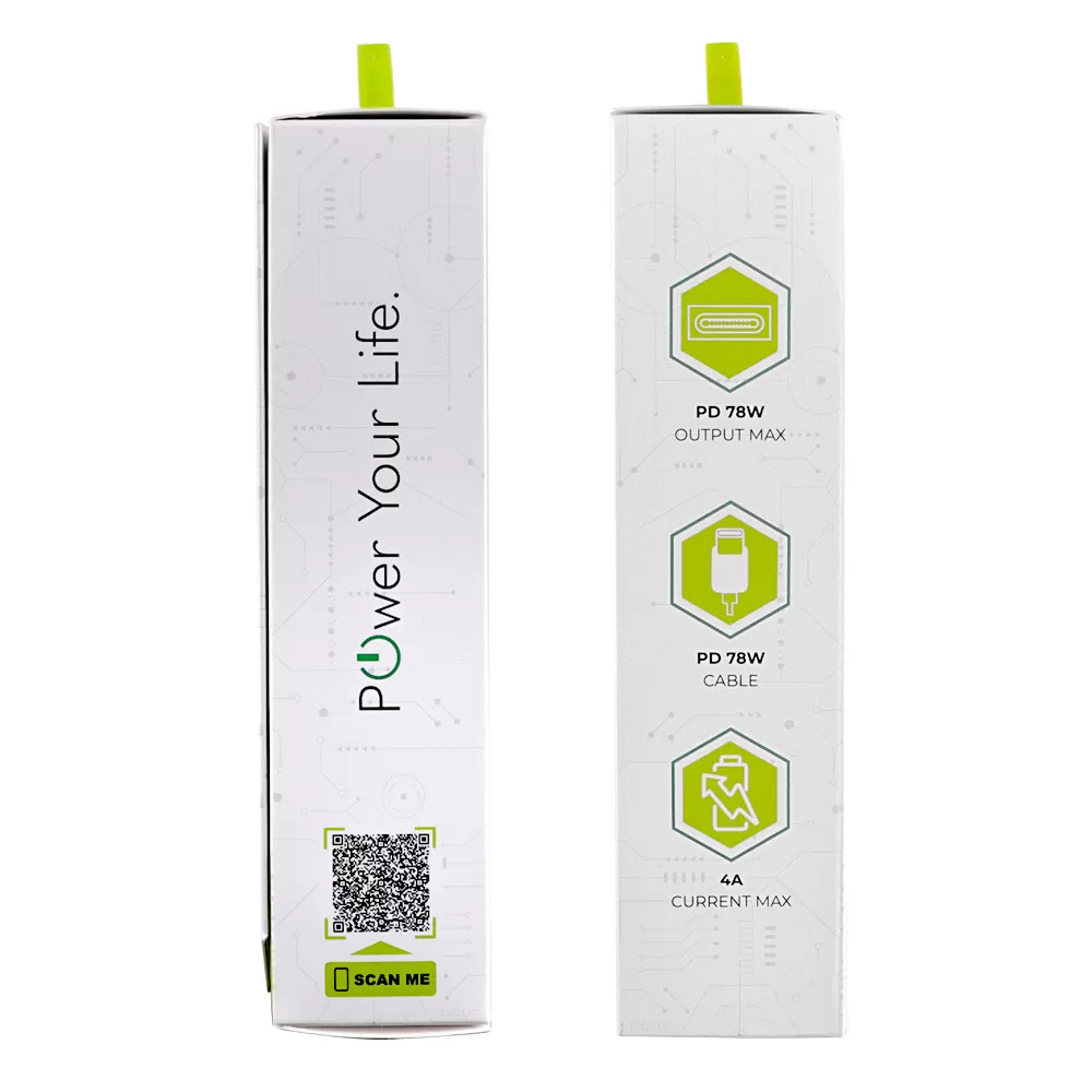 LIME TYPE C GAN PD 3.0 SUPER FAST TRAVEL LTC54W 5V 4.0A/9V 4.0A/ 12V 3.5A/ 15V 3.33A/ 20V 2.7A 54W WHITE - Image 3
