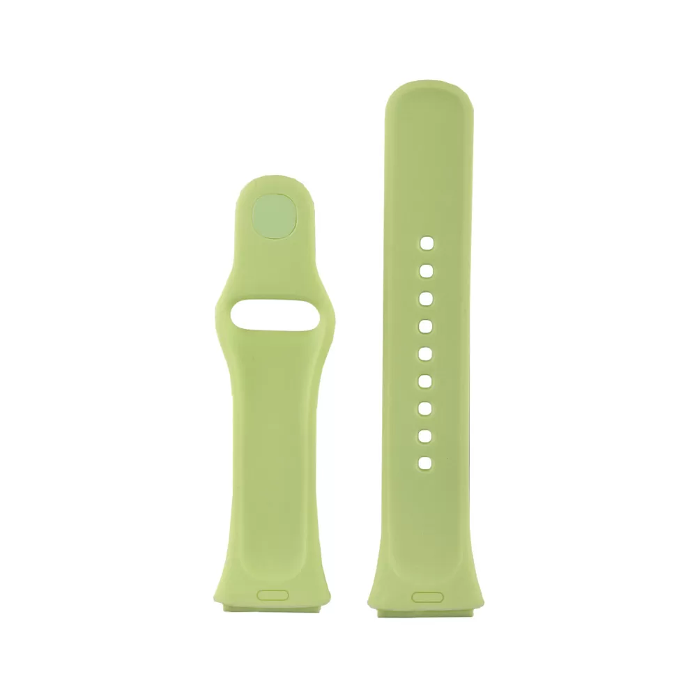 VOLTE-TEL VT138 ΛΟΥΡΑΚΙ ΡΟΛΟΓΙΟΥ ΣΙΛΙΚΟΝΗΣ XIAOMI REDMI WATCH 3 LITE/WATCH 3 YOUTH YELLOW GREEN - Image 3