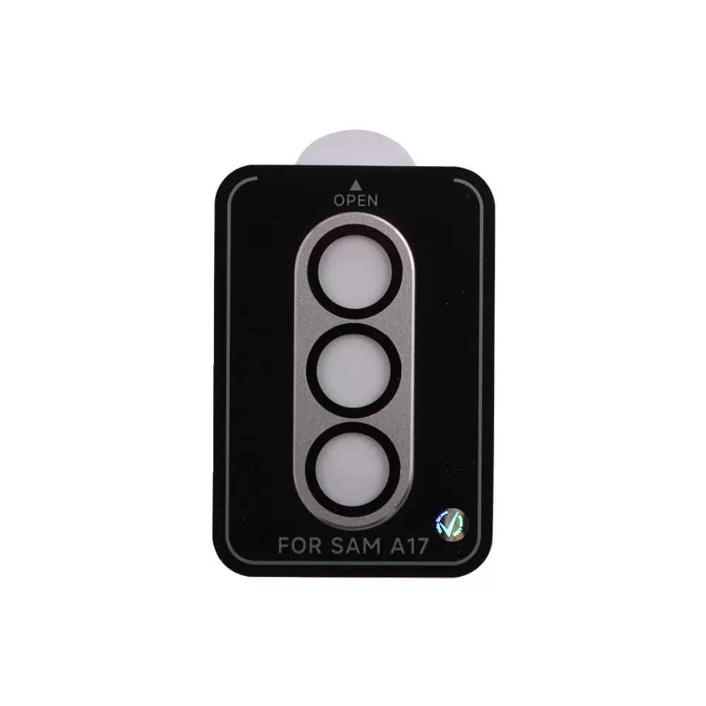 VOLTE-TEL CAMERA GLASS COVER SAMSUNG A17 4G A175/A17 5G Α176 6.7in 9H 0.30MM 3D AR ALUMINIUM-ELECTROPLATING FRAME SILVER - Image 4
