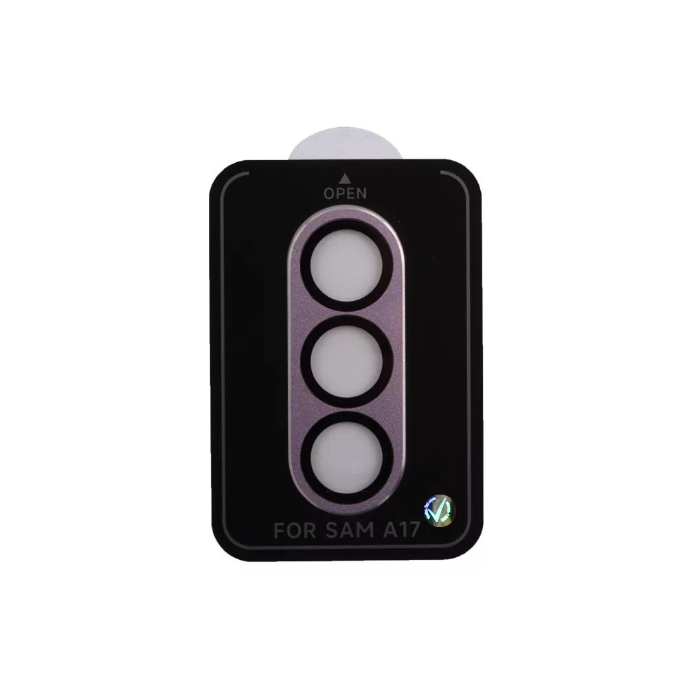 VOLTE-TEL CAMERA GLASS COVER SAMSUNG A17 4G A175/A17 5G Α176 6.7in 9H 0.30MM 3D AR ALUMINIUM-ELECTROPLATING FRAME PURPLE - Image 4