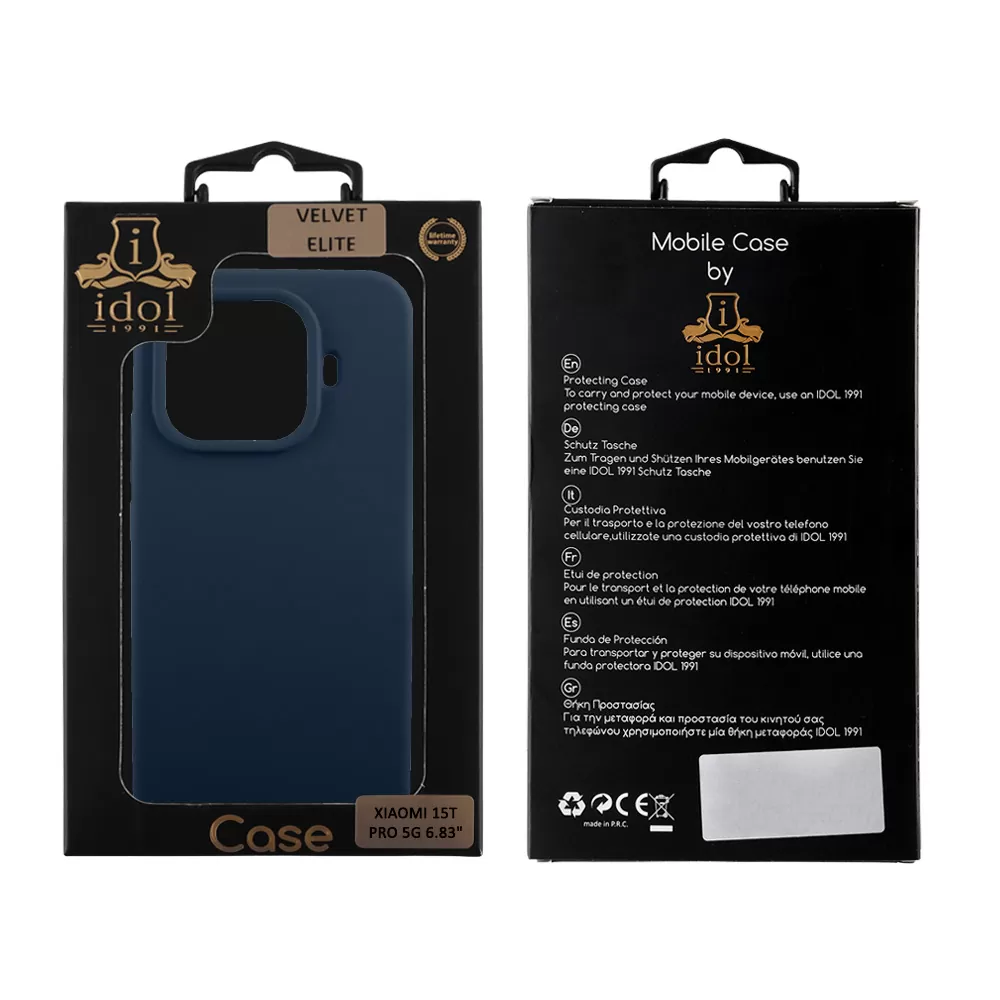 IDOL 1991 VELVET ELITE TPU ΘΗΚΗ XIAOMI 15T PRO 5G 6.83in  4 SIDE FULL CAMERA PROTECTION BLUE - Image 2