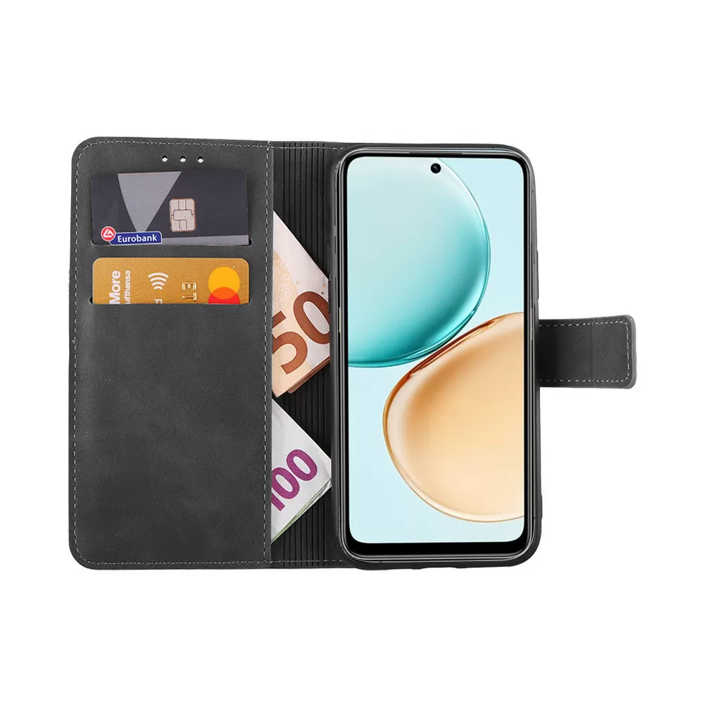LIME ESSENTIAL ΘΗΚΗ HONOR X7D 6.77in  MAGNET BOOK STAND CLIP GREY - Image 5