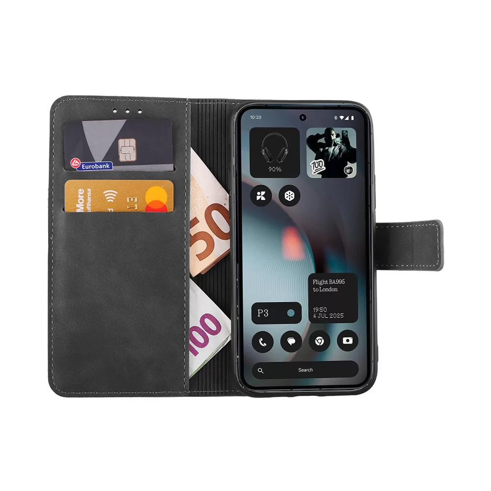 LIME ESSENTIAL ΘΗΚΗ NOTHING PHONE 3 5G 6.67in MAGNET BOOK STAND CLIP GREY - Image 5