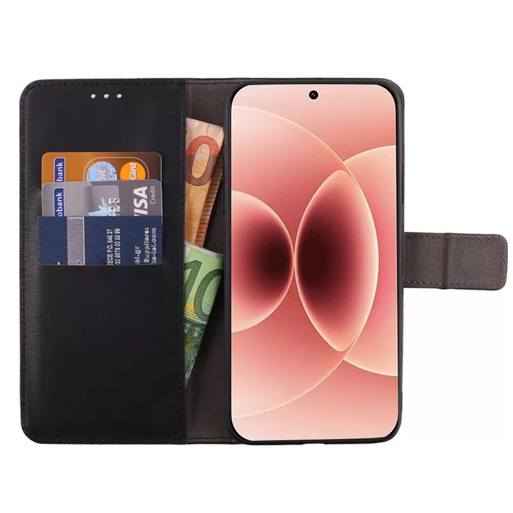 VOLTE-TEL ALLURE ΘΗΚΗ XIAOMI 17 5G 6.3in MAGNET BOOK STAND CLIP BLACK - Image 6
