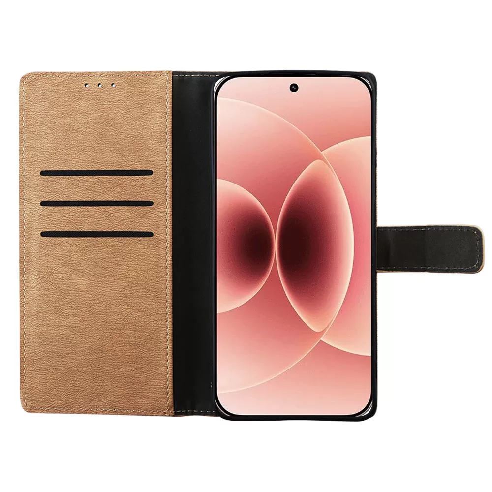 VOLTE-TEL ALLURE ΘΗΚΗ XIAOMI 17 5G 6.3in  MAGNET BOOK STAND CLIP GOLD - Image 6