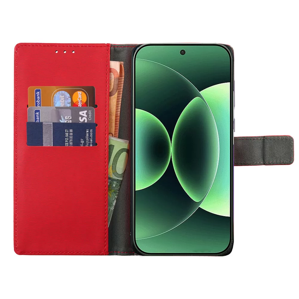 VOLTE-TEL ALLURE ΘΗΚΗ XIAOMI 17 PRO 5G 6.3in MAGNET BOOK STAND CLIP RED - Image 6