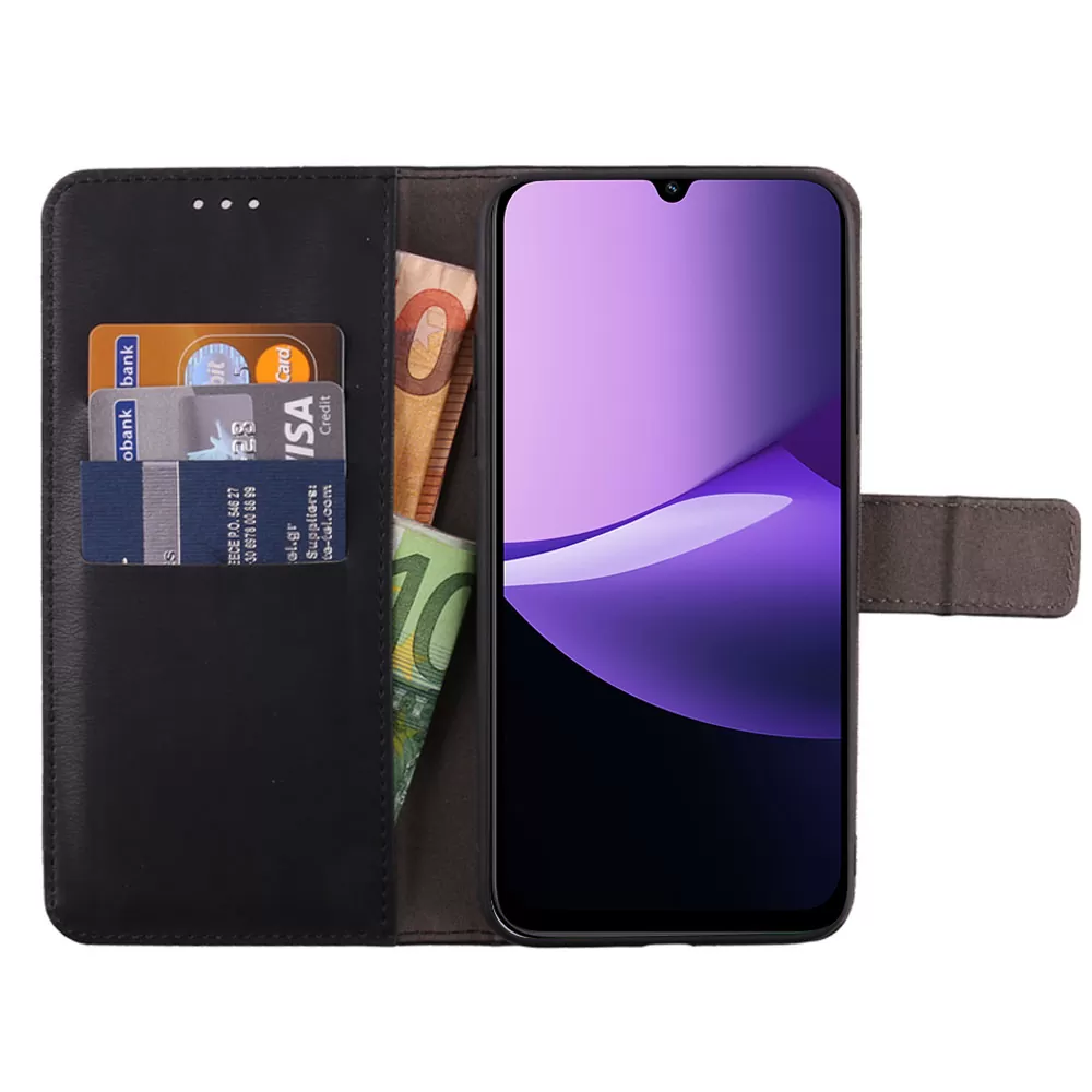 VOLTE-TEL ALLURE ΘΗΚΗ XIAOMI REDMI 15C 5G 6.9in  MAGNET BOOK STAND CLIP BLACK - Image 6
