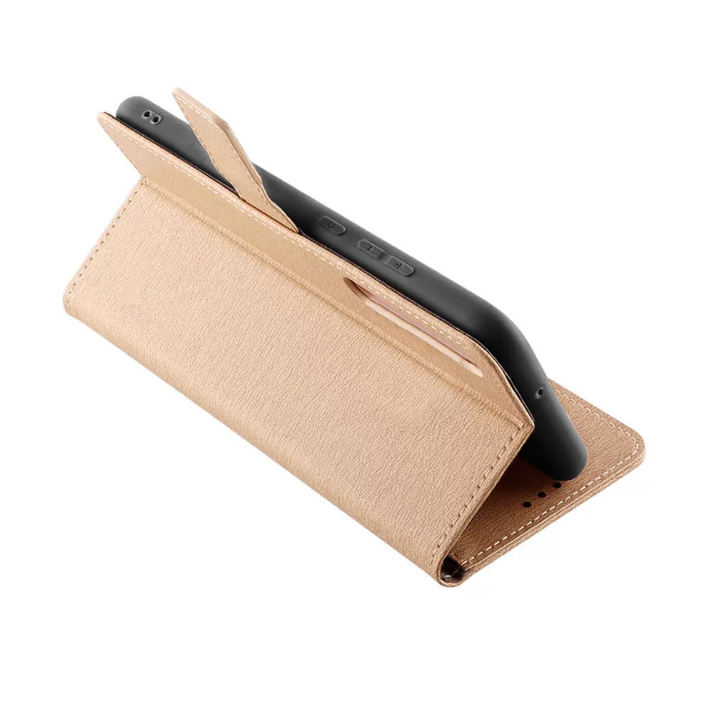 VOLTE-TEL ALLURE ΘΗΚΗ XIAOMI REDMI 15 5G 6.9in  MAGNET BOOK STAND CLIP GOLD - Image 5