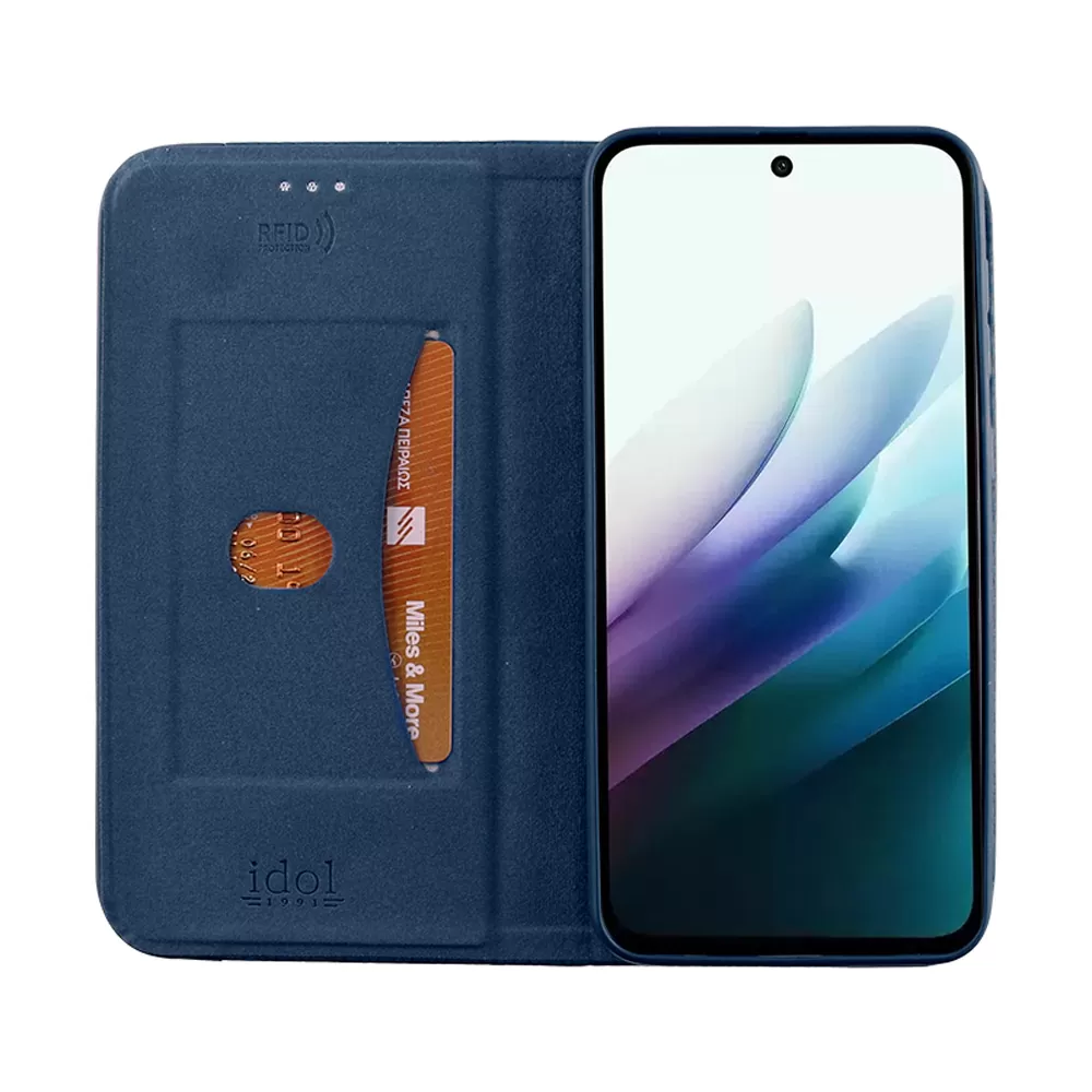 IDOL 1991 ELITE ΘΗΚΗ XIAOMI REDMI 15 4G 6.9in  ANTI-RFID BOOK STAND BLUE - Image 7