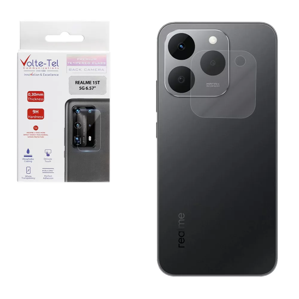 VOLTE-TEL CAMERA TEMPERED GLASS REALME 15T 5G 6.57in 9H 0.30mm