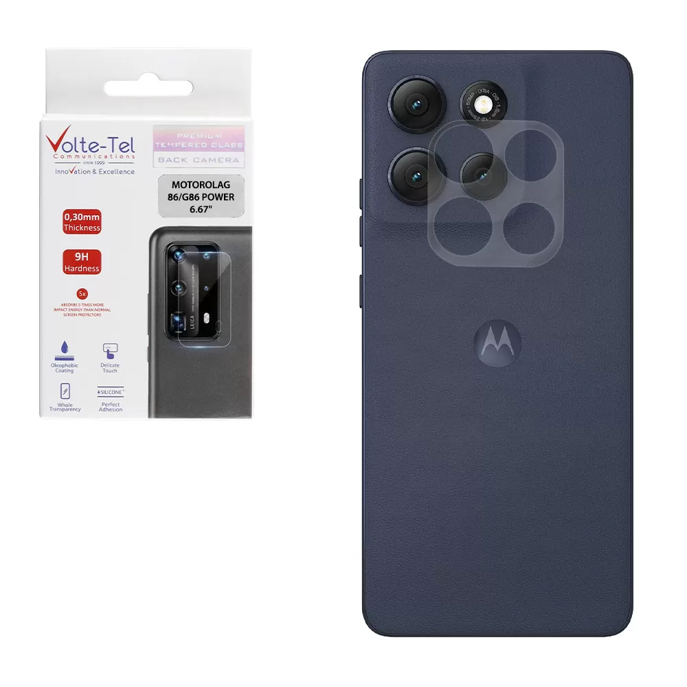 VOLTE-TEL CAMERA TEMPERED GLASS MOTOROLA G86/G86 POWER 6.67in 9H 0.30mm
